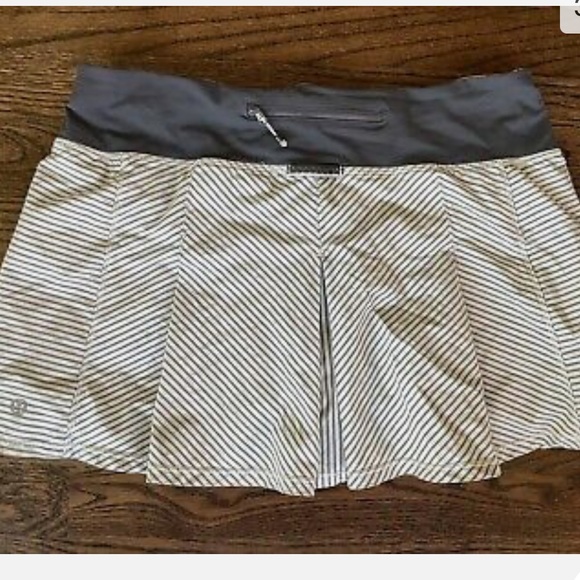 Lululemon Fast Cat Run Skirt Striped - Picture 3 of 11